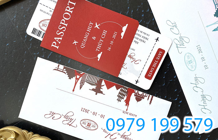 Mẫu thiệp cưới dạng vé máy bayPassport cực lạ  Thiệp cưới 88  Thế giới thiệp  cưới Đẹp Sang Chảnh
