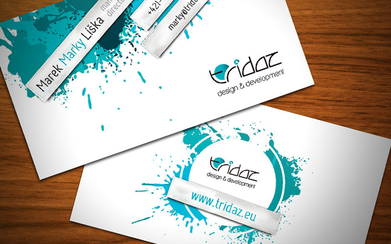 Mẫu card visit kinh doanh được làm cho công ty thiết kế