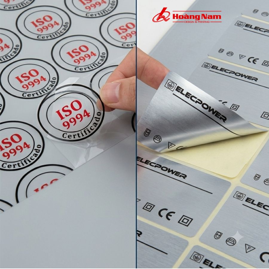 So Sánh Decal Xi Bạc Và Decal Nhựa PET: Nên Chọn Loại Nào?