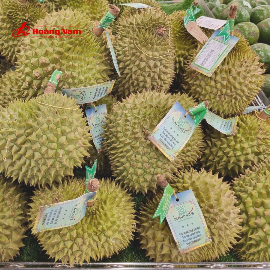 quy trình đặt tem dán cuống sầu riêng tại in hoàng nam sài gòn inhnsaigon.com