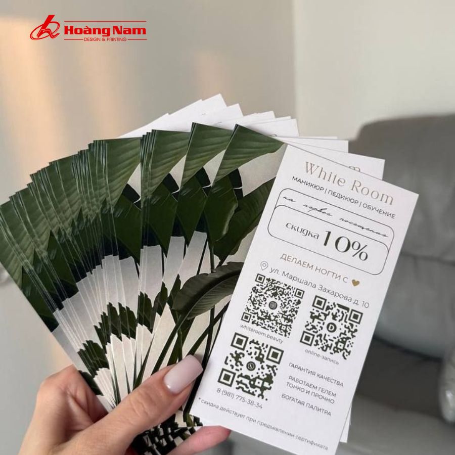 phiếu giảm giá giá rẻ in nhanh lấy ngay tại tp hcm in hoàng nam