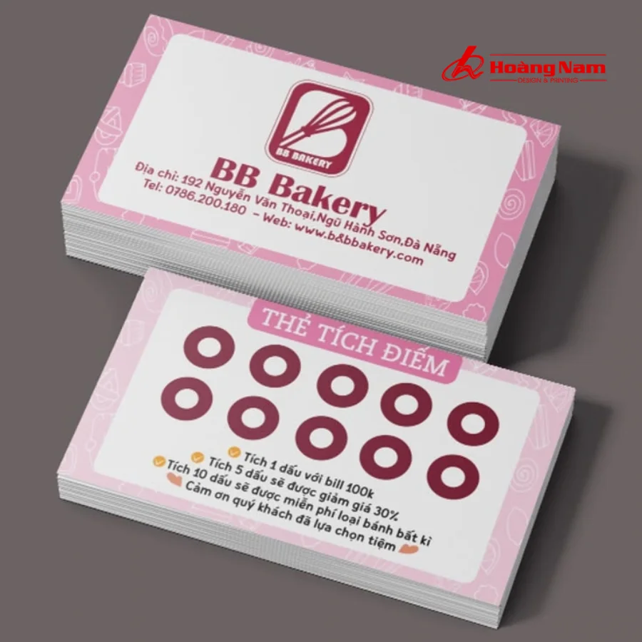 in thẻ tích điểm, phiếu tích điểm tại TP.HCM
